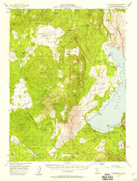 preview thumbnail of historical topo map of Lassen County, CA in 1956