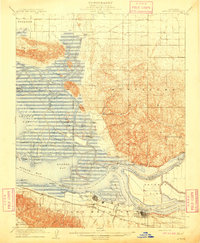 preview thumbnail of historical topo map of Antioch, CA in 1908