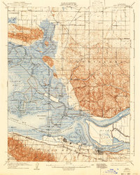 Download a high-resolution, GPS-compatible USGS topo map for Antioch, CA (1943 edition)