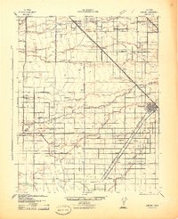 preview thumbnail of historical topo map of Merced County, CA in 1942