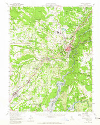 Download a high-resolution, GPS-compatible USGS topo map for Auburn, CA (1965 edition)