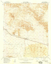 Download a high-resolution, GPS-compatible USGS topo map for Bagdad, CA (1958 edition)