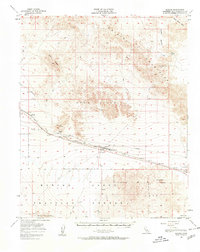 Download a high-resolution, GPS-compatible USGS topo map for Bagdad, CA (1961 edition)