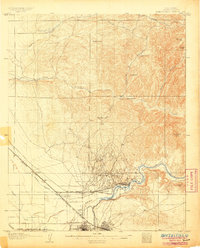 preview thumbnail of historical topo map of California, United States in 1906