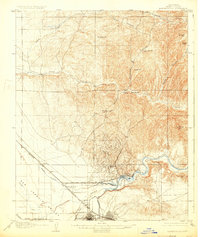 preview thumbnail of historical topo map of California, United States in 1906