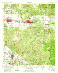 Download a high-resolution, GPS-compatible USGS topo map for Banning, CA (1964 edition)