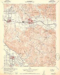 Download a high-resolution, GPS-compatible USGS topo map for Banning, CA (1952 edition)