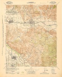Download a high-resolution, GPS-compatible USGS topo map for Banning, CA (1943 edition)