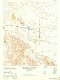 Download a high-resolution, GPS-compatible USGS topo map for Barrel Spring, CA (1956 edition)