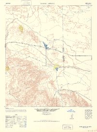 Download a high-resolution, GPS-compatible USGS topo map for Barrel Spring, CA (1952 edition)