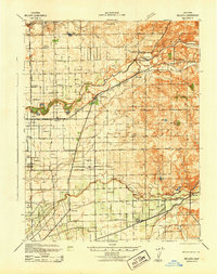 1942 Map of Bellota
