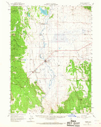Download a high-resolution, GPS-compatible USGS topo map for Bieber, CA (1967 edition)