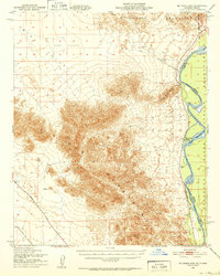 Download a high-resolution, GPS-compatible USGS topo map for Big Maria Mts, CA (1952 edition)