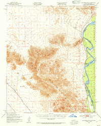 Download a high-resolution, GPS-compatible USGS topo map for Big Maria Mts, CA (1955 edition)