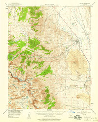 Download a high-resolution, GPS-compatible USGS topo map for Big Pine, CA (1958 edition)