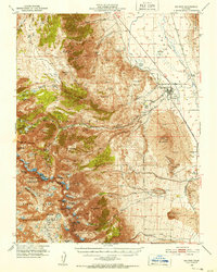 Download a high-resolution, GPS-compatible USGS topo map for Big Pine, CA (1952 edition)