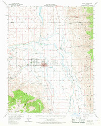 Download a high-resolution, GPS-compatible USGS topo map for Bishop, CA (1969 edition)