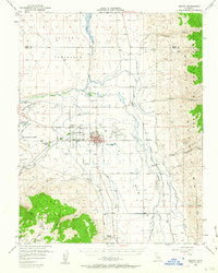 Download a high-resolution, GPS-compatible USGS topo map for Bishop, CA (1963 edition)