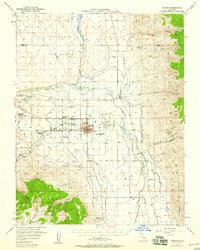 Download a high-resolution, GPS-compatible USGS topo map for Bishop, CA (1958 edition)