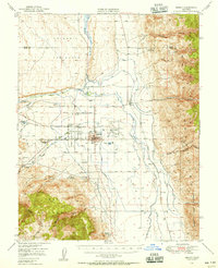Download a high-resolution, GPS-compatible USGS topo map for Bishop, CA (1956 edition)