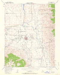 Download a high-resolution, GPS-compatible USGS topo map for Bishop, CA (1963 edition)