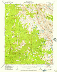 Download a high-resolution, GPS-compatible USGS topo map for Blackcap Mtn, CA (1957 edition)