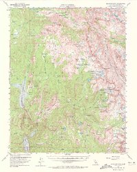 Download a high-resolution, GPS-compatible USGS topo map for Blackcap Mtn, CA (1972 edition)