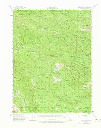 preview thumbnail of historical topo map of Trinity County, CA in 1953