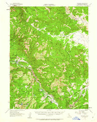Download a high-resolution, GPS-compatible USGS topo map for Blairsden, CA (1962 edition)