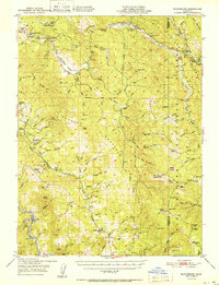 Download a high-resolution, GPS-compatible USGS topo map for Blocksburg, CA (1951 edition)