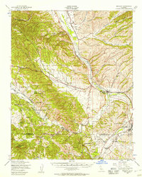 Download a high-resolution, GPS-compatible USGS topo map for Bradley, CA (1957 edition)