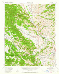 Download a high-resolution, GPS-compatible USGS topo map for Bradley, CA (1963 edition)