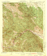 Download a high-resolution, GPS-compatible USGS topo map for Branch Mtn, CA (1942 edition)