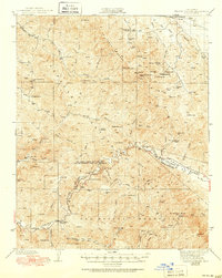 Download a high-resolution, GPS-compatible USGS topo map for Branch Mtn, CA (1951 edition)
