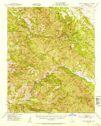 Download a high-resolution, GPS-compatible USGS topo map for Branch Mtn, CA (1953 edition)