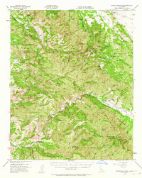Download a high-resolution, GPS-compatible USGS topo map for Branch Mtn, CA (1964 edition)
