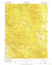 preview thumbnail of historical topo map of Mendocino County, CA in 1951