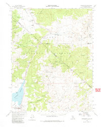 Download a high-resolution, GPS-compatible USGS topo map for Bridgeport, CA (1985 edition)