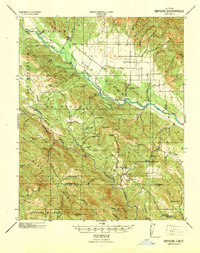 Download a high-resolution, GPS-compatible USGS topo map for Bryson, CA (1941 edition)