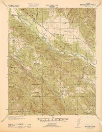 preview thumbnail of historical topo map of Monterey County, CA in 1942