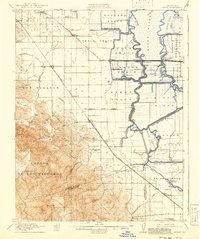 1916 Map of Brentwood, CA, 1941 Print