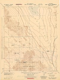 Download a high-resolution, GPS-compatible USGS topo map for Cadiz Valley, CA (1943 edition)