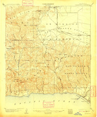 1903 Map of Calabasas, 1908 Print