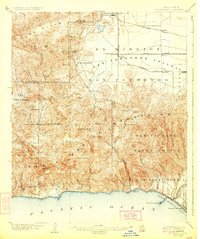 1903 Map of Calabasas, 1924 Print