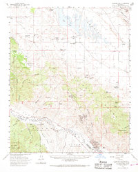 Download a high-resolution, GPS-compatible USGS topo map for Caliente Mountain, CA (1968 edition)