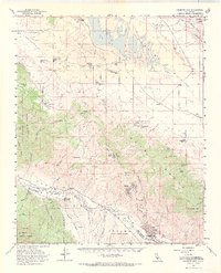Download a high-resolution, GPS-compatible USGS topo map for Caliente Mtn, CA (1968 edition)