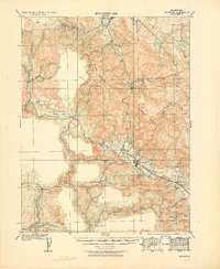 1927 Map of Calistoga, 1936 Print