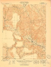 1927 Map of Calistoga