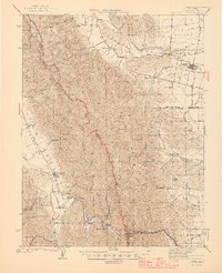 Download a high-resolution, GPS-compatible USGS topo map for Capay, CA (1945 edition)