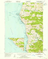 Download a high-resolution, GPS-compatible USGS topo map for Cape Mendocino, CA (1955 edition)